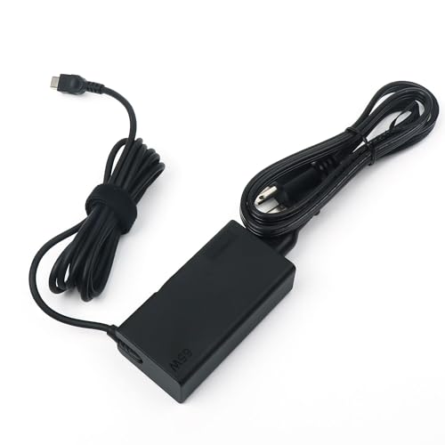 Lenovo Laptop Charger 65W Watt USB Type C(USB-C) AC Power Adapter - ThinkPad X1 Carbon Gen 11,E16, ADLX65YDC3E
