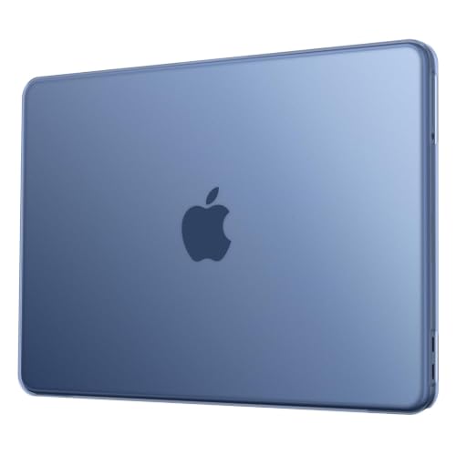 Macaset for MacBook Neo Case 13 inch 2026 (A18 Pro, Model A3404) - Indigo | Scratch & Fingerprint | ResistantPrecision 1:1 Fit | True-to-Original Color | Matte Hard Shell, Blue Cover - color: Indigo Clear