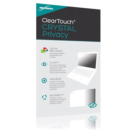 BoxWave Screen Protector Compatible with Acer Chromebook 15 (CB515) (15.6 in) - ClearTouch Crystal Privacy (2-Pack), Privacy Screen Protector Flexible Film Clear - color: Crystal Privacy