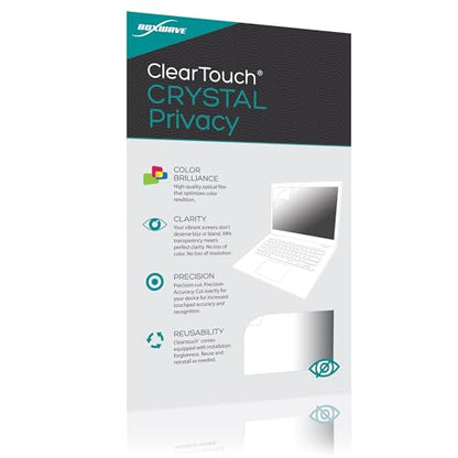 BoxWave Screen Protector Compatible with ACEMAGIC AX15 Windows 11 Laptop (15.6 in) - ClearTouch Crystal Privacy (2-Pack), Privacy Screen Protector Flexible Film Clear