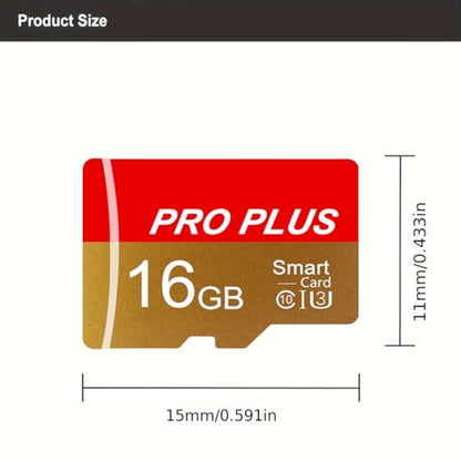 2 Pack Memory Card 16GB with Adapter, High Speed TF Card, UHS-I C10 A1 Memory TF Card for Tablet/Mobile Phone/Camera/Car Audio/Game Console (TF162 Red Gold 16GB) - color: TF162 Red Gold 16GB