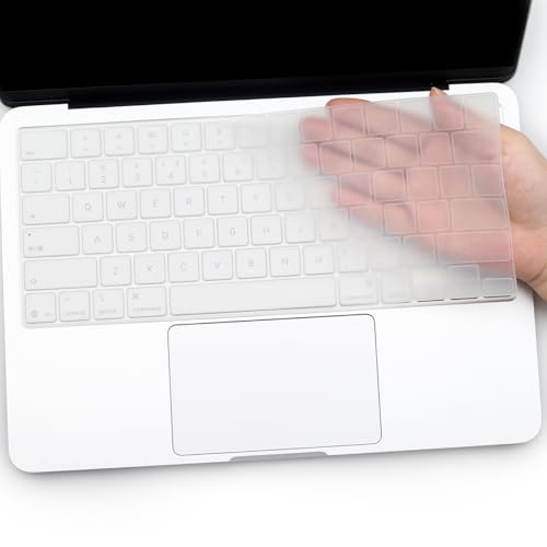 Keyboard Cover for 2026 New MacBook Neo 13 inch with Apple A18Pro Chip/A3404, MacBook Neo 13.0'' A18 Pro Accessory, US Layout Keyboard Skin-Clear - color: Clear