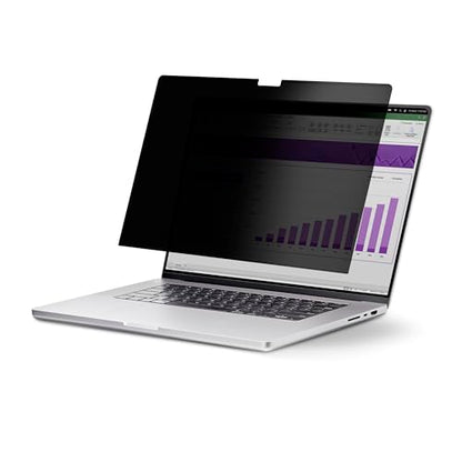 StarTech 13.3in 16:10 Laptop Privacy Screen, Flip-Up, +/-30 Deg. View | Anti-Glare Blue Light Filter, Laptop Security Shield, Touch-Enabled Privacy Filter