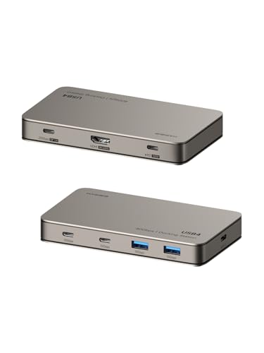 Hagibis USB4 Docking Station, 40Gbps USB C Triple Display Hub with 8K@60Hz HDMI, 100W PD, 20Gbps DP1.4 7.5W USB4 Downstream Port and 4 10Gbps USB3.2 for MacBook Pro Air Laptops Thunderbolt 4/5 Dock
