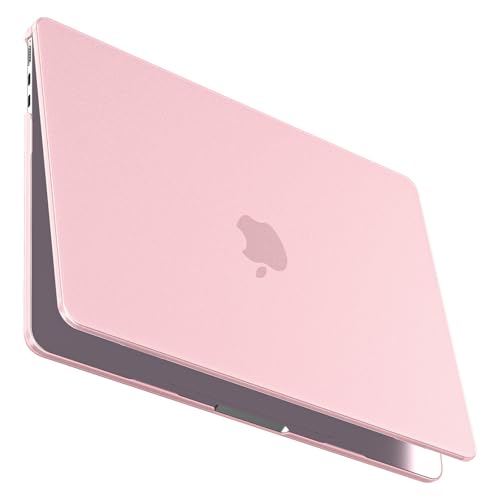 BlueSwan for MacBook Air 13 inch Case, M5 M4 M3 M2 2026-2022 Laptop Cover | 100% Match Official Color, Matte Grippy Texture, Scratch Resistant, Easy to Snap on, Air 13.6 Protective Hard Shell - color: Matte Pink