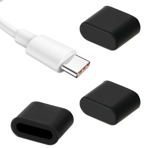 20 Pcs USB C Dust Caps Port Anti Dust Plug Silicone Type C Male Port Cover Anti Dust Charging Port Cover Protectors for Any Type C Charging Male Port