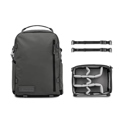 WANDRD PRVKE Zip 31L V4 Photography Bundle – Weatherproof Travel Camera Backpack with Essential Camera Cube and Laptop Sleeve - color: Black, size: 31L (Photography Bundle), style: Zip