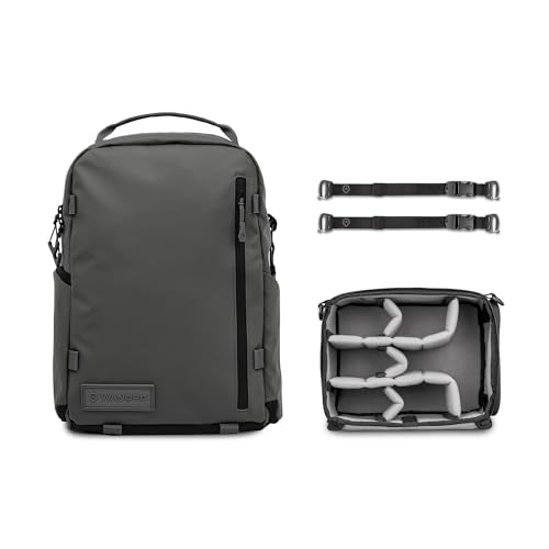 WANDRD PRVKE Zip 31L V4 Photography Bundle – Weatherproof Travel Camera Backpack with Essential Camera Cube and Laptop Sleeve - color: Black, size: 31L (Photography Bundle), style: Zip
