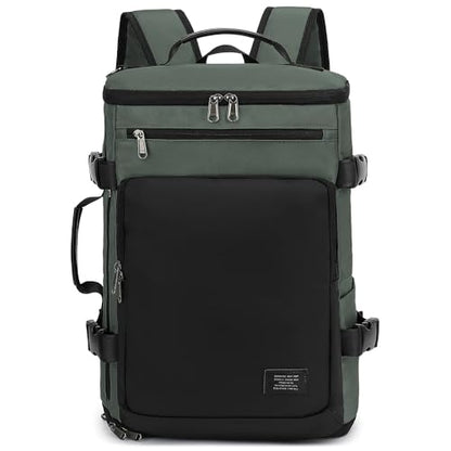 Kalesi Gym Duffle Bag Backpack 4-Way Waterproof with Shoes Compartment for travel Sport Hiking laptop - color: Business-grey