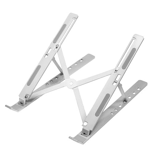 BoxWave Stand and Mount Compatible with Amazon Fire HD 10 (9th Gen 2019) - Compact QuickSwitch Stand, Portable Multi Angle Viewing Foldable Riser - Metallic Silver