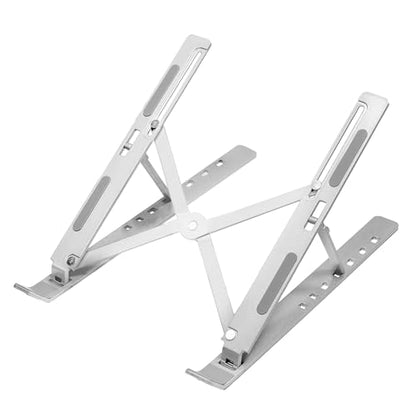 BoxWave Stand and Mount Compatible with Amazon Fire HD 10 (9th Gen 2019) - Compact QuickSwitch Stand, Portable Multi Angle Viewing Foldable Riser - Metallic Silver