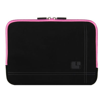 13 Inch Laptop Sleeve Neoprene Padded Case for Work and Commute - Pink - color: Pink
