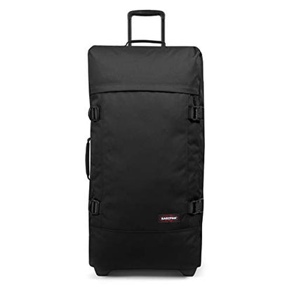 Eastpak Tranverz L – 121L Large Wheeled Luggage with Dual Compartments, TSA Lock, Compression Straps & Smooth-Wheeling System, Black - color: Black, size: 121 Liter Checked Bag