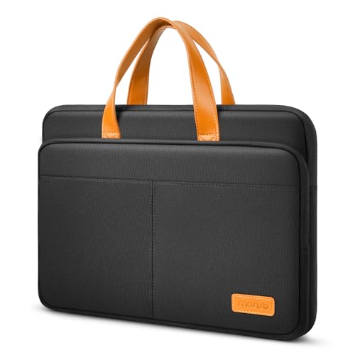 MOSISO 13-14 inch Laptop Case, 13.3 inch Laptop Sleeve 2026-2016, Black | Compatible with MacBook Neo/Air/Pro 13 inch with A18/M5/M4/M3/M2/M1 Chip , HP Dell ASUS Lenovo,Symmetry&Raised Pockets&PU