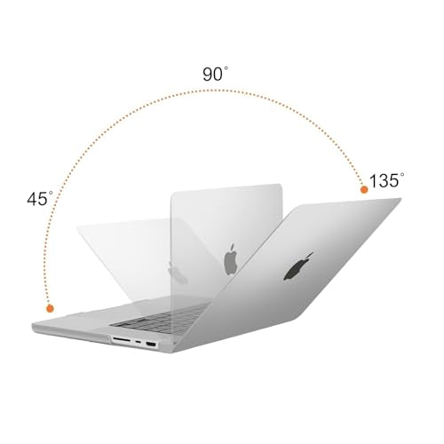MOSISO Compatible with MacBook Pro 16 inch Case M5 M4 M3 M2 M1 2026-2021 | A3429 A3428 A3403 A3186 A2991 A2780 A2485, Protective Hard Shell Case&Keyboard Cover&Screen Film&Pouch, Matte Clear - color: Matte Clear