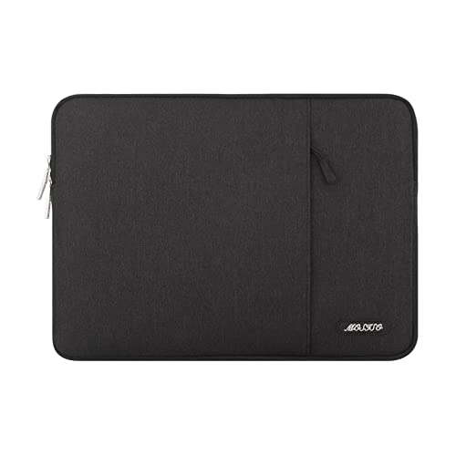 MOSISO Laptop Case 16 inch, 15-15.6 inch Laptop Sleeve Bag with Pocket | Compatible with MacBook Pro 16 M5 M4 M3 M2 M1, HP Acer Dell Lenovo ASUS, Polyester Vertical Computer Bag, Black - color: Black, size: 16 inch
