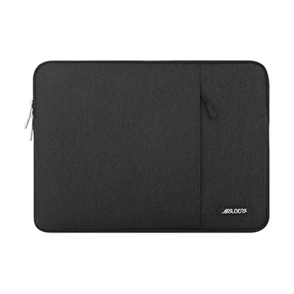 MOSISO Laptop Case 16 inch, 15-15.6 inch Laptop Sleeve Bag with Pocket | Compatible with MacBook Pro 16 M5 M4 M3 M2 M1, HP Acer Dell Lenovo ASUS, Polyester Vertical Computer Bag, Black - color: Black, size: 16 inch