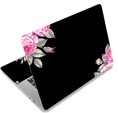Black Flower 11.6 13 13.3 14 15 15.6 Inch Netbook Laptop Skin Sticker Reusable Protector Cover for Laptop Notebook FY-NEK-11 - color: FY-NEK-11
