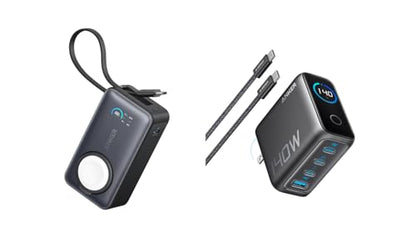 Anker Laptop Charger, 140W USB-C Charger MagGo Power Bank for Apple Watch