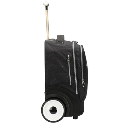 Rolling Laptop Bag for 15.6 Inch Laptop,Roller Bag, Backpack with Quiet Wheels, 6 Inch Large Slient Wheeled Computer Bag, T5- Space - color: T5- Space