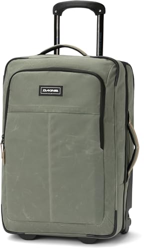 Dakine Carry On Roller 42L Expandable Wheeled Luggage, Laptop Sleeve | Meets most airline carry-on limits with expandable capacity, laptop sleeve and heavy-duty YKK zippers. - color: Mulled Basil