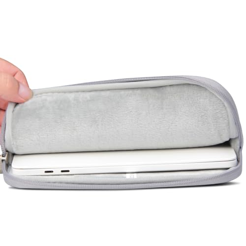Megoo 13inch Laptop Sleeve Case with Handle Carrying Travel Case(Gray) | Fit for Microsoft Surface Laptop 13" 2025/6 5 4 3 2 13.5"/7 13.8" and Most 13"-14" Notebook Chromebook Computers - color: Gray, size: 12.9-13.5Inch