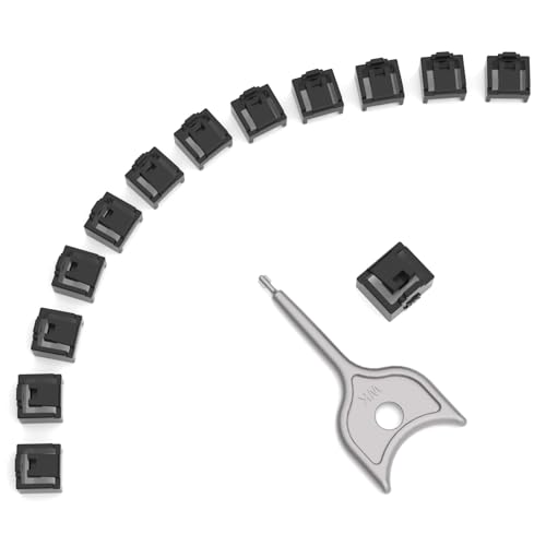 12-Pack RJ45 Port Lock with 1 Key, Security Network Port Lock & Dust Cover,Female RJ45 Connector Blocker Cap Protector for Computers,Servers,Routers & More (Black) - color: Black, size: 12+1
