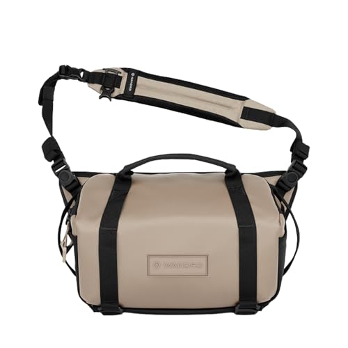 WANDRD All New ROGUE Sling V2: Weather-Resistant Everyday Carry Bag with Lightning Fast Access, Customizable Interior, Laptop Sleeve & Tripod Pocket – Minimalist Crossbody for Travel, EDC & Creators - color: Yuma Tan, style: 9l