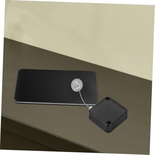 Veemoon 3pcs Automatic Theft Cable Case Retractable Laptop Cable Lock Organizer Box Remote Control Security Lock
