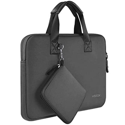 Hseok Laptop Sleeve 13.3-14 inch Case with Small Pouch, Neoprene Computer Bag Compatible with MacBook Neo/Pro 14 M5/M4/M3/M2/M1, Mac Air/Pro 13.3, XPS 14 and Most 13-14 inch Notebooks,D02G01 - color: D02g01, size: 13"-14"