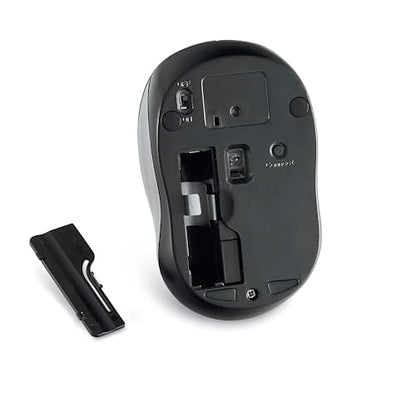 Verbatim 2.4G Wireless LED Silent Mouse - Noiseless and Silent Click Computer Mouse with Nano Receiver for Mac and PC - Blue - style: Blue Mouse