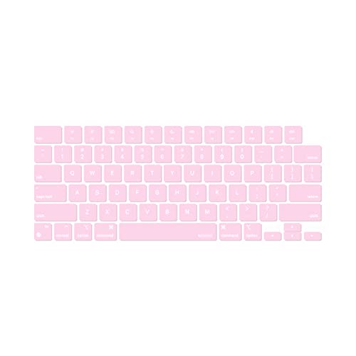 MOSISO Keyboard Cover Skin Compatible with MacBook Air 15 inch M3 M2 | A3114 A2941/Air 13.6 A3113 A2681/Pro 14/16 M4 M3 M2 M1, Dusty Pink - color: Dusty Pink