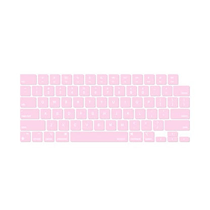 MOSISO Keyboard Cover Skin Compatible with MacBook Air 15 inch M3 M2 | A3114 A2941/Air 13.6 A3113 A2681/Pro 14/16 M4 M3 M2 M1, Dusty Pink - color: Dusty Pink