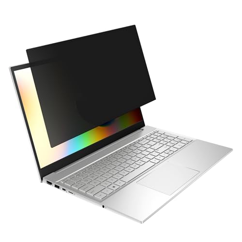 kwmobile Laptop Privacy Screen for 13.3" Laptop (16:9) 294x165mm - Computer Privacy Screen Shield - Laptop Monitor Protector - Anti Glare and Blue Light Blocking
