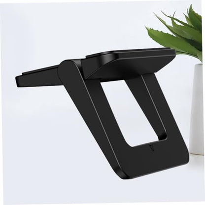 DOITOOL 2pcs Mini Foldable Laptop Stand Holder, Portable Notebook Holder with Heightening Support for Travel and Home Office, Black