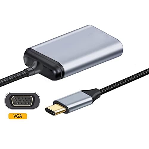 USB-C Type C to VGA Cable Monitor Adapter 1080p 60hz for Tablet & Phone & Laptop - style: USB-C to VGA