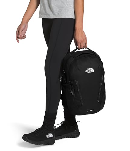 The North Face Women's Vault Everyday Laptop Backpack - Commuter Travel Bag, Water-Repellent, Spacious Main Compartment, TNF Black-NPF, One Size - color: Tnf Black-npf