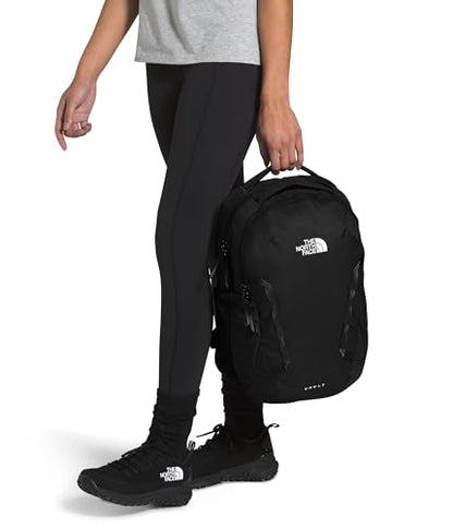 The North Face Women's Vault Everyday Laptop Backpack - Commuter Travel Bag, Water-Repellent, Spacious Main Compartment, TNF Black-NPF, One Size - color: Tnf Black-npf