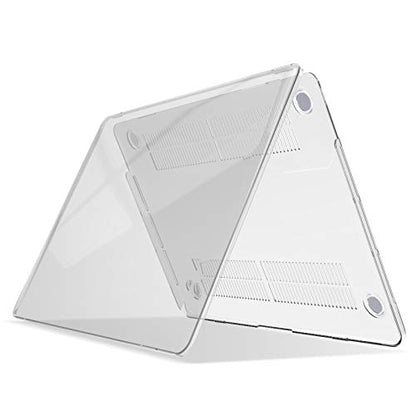 IBENZER Compatible with MacBook Pro 13 Inch Case M2 M1 2026 2025 2024 2023 2022 A2338 A2289 A2251 A2159 A1989 A1706 A1708, Hard Shell Case & Keyboard Cover for Mac Pro 13, Crystal Clear, T13CYCL+1A - color: Crystal Clear