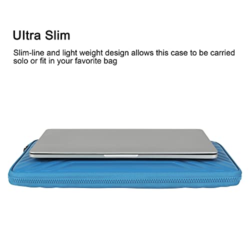 DOMISO 15.6 Inch Shockproof Waterproof Laptop Sleeve with Handle Lightweight Soft EVA Tablet Case for 15.6" Laptops/Lenovo IdeaPad/Acer Aspire E15 / HP Envy 15 / Dell, Blue - color: Blue, size: 15 - 15.6 Inch
