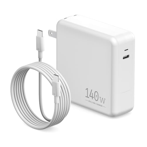 Compatible with MacBook Pro Charger 140W USB C Fast Charger Adapter | for Mac Pro/Air M2 M3 M4 M5 16, 15, 14, 13 Inch iPad Pro iPhone Samsung Galaxy and All Type C Device