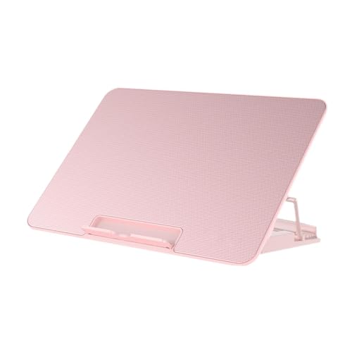 Laptop Cooling Pad with 6 Fans and Adjustable Height for Enhanced Performance, Pink