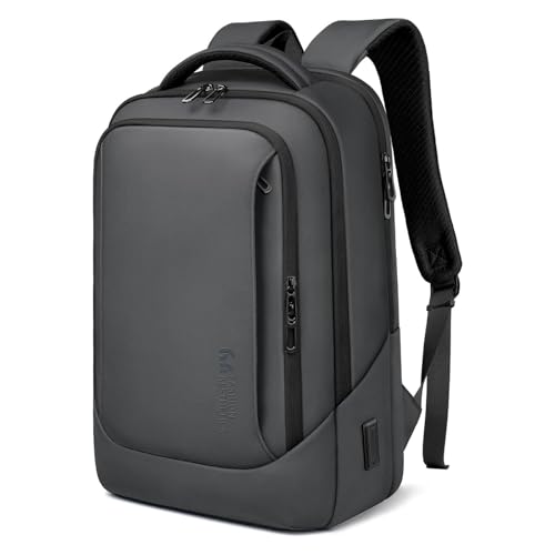 hk Laptop Backpack for Men for 17.3 Inch Computer Bag with USB A&C Charger | Durable WaterResistant HighTech Daypack Casual Backpack for Business Work College Weekender Travel,Dark Grey - color: Dark Grey, size: 17.3 inch