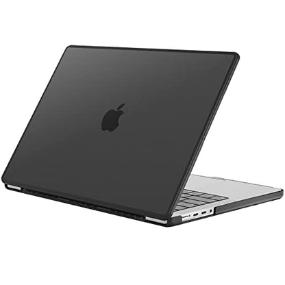 ProCase Slim case for MacBook Pro 16 Inch -Black | Translucent Hard Shell Shockproof Cover for 2026 2025-2021 MacBook Pro M5 M4 M3 M2 M1 Pro/Max - color: Black