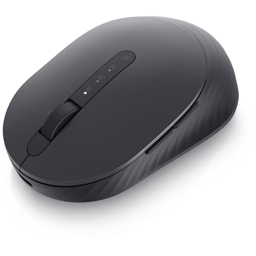 Dell Wireless Mouse MS7421W, Rechargeable, Bluetooth, 6 Month Battery | 2.4GHz, USB-C Charging Cable, 3 Year Advanced Exchange, Graphite Black - color: Graphite Black