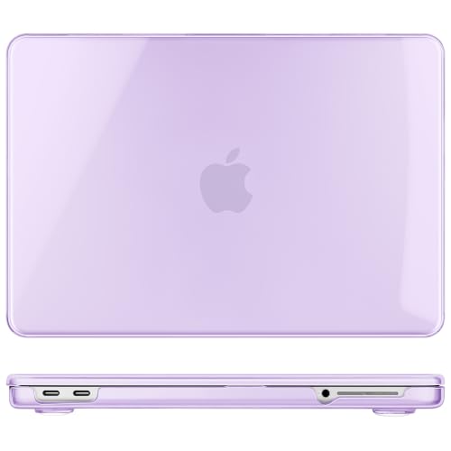 May Chen for MacBook Neo 13 inch Liquid Retina Display ((2026 Release A3404), Slim & Lightweight Protective Case with Screen Protector&Keyboard Cover&Dust Plug, Crystal Purple - color: Crystal Purple