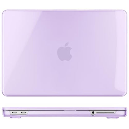 May Chen for MacBook Neo 13 inch Liquid Retina Display ((2026 Release A3404), Slim & Lightweight Protective Case with Screen Protector&Keyboard Cover&Dust Plug, Crystal Purple - color: Crystal Purple