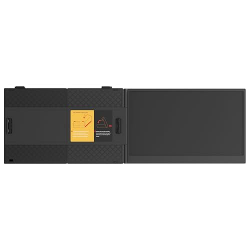 Hyangin Laptop Screen Extender 14-inch, 2026 Upgraded Ultra-Slim 1080P Laptop Monitor Extender, Ultra-Light Dual Screen Portable Monitor for 13-17.3" Laptops, Compatible with Windows/Mac/Linux/Chrome - style: Dual Screen
