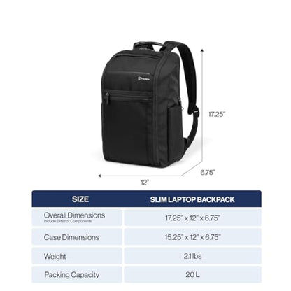Travelpro Crew Executive Choice 3 Slim Travel Laptop Backpack, Blue - color: Patriot Blue