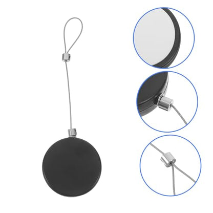 2pcs Retractable Anti-Theft Cable Lock Security Rope Portable Locking Cable for Remote Control Steel Tether Attachment for TV and Laptop
